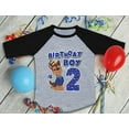 thumbnail image 3 of Tstars Boys 2nd Birthday Gift Birthday Gift for 2 Year Old Paw Patrol Chase Birthday Shirts for Baby Boy 2nd Birthday Party B Day Graphic Tee 3-4 Sleeve Baseball Jersey Toddler Shirt, 3 of 6
