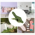 thumbnail image 6 of Unique Bargains 4 Pcs Crocodile ABS Metal Clothespins for Clothes Craft Pictures Party Dark Green, 6 of 6