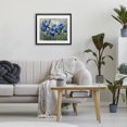 thumbnail image 3 of Stupell Industries French Country Drawn Blue Iris Flowers Black Framed Print Under Glass, 16 x 13, by Franklyn Gregory, 3 of 8