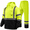 Yellow/Black, variant on High Visibility Class 3 Safety Rain Gear for Men Waterproof, Hi Vis Reflective Safety Rain Suit
