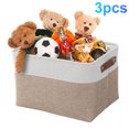 thumbnail image 1 of Cestas Armario Contenedores Almacenamiento 1/3/6 PCS Plegables Con Asas Lino, 1 of 9