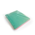 thumbnail image 4 of Plastic 3 Hole Punch Pocket Folders, Plastic Folders with 2-Pocket for 3-Ring Binders, Poly 2-Pocket Folder with Business Card Slot for School, Home, Office, Letter Size, 4 of 6