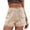 Khaki, variant on Ashirexll Women's Hiking Cargo Shorts Quick Dry with Pockets Work Golf Short Lightweight Outdoor Active Summer for Women Womens Shorts White M