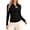 P146 Black, variant on Tfken Tshirts For Women Long Sleeve Fall Slim Fit Tees Tops Casual T-Shirts Ladies Trendy Clothes Outwear Size L Black