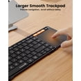 thumbnail image 2 of Teclado plegable ProtoArc XK01 TP Bluetooth 5.1 Negro, 2 of 9
