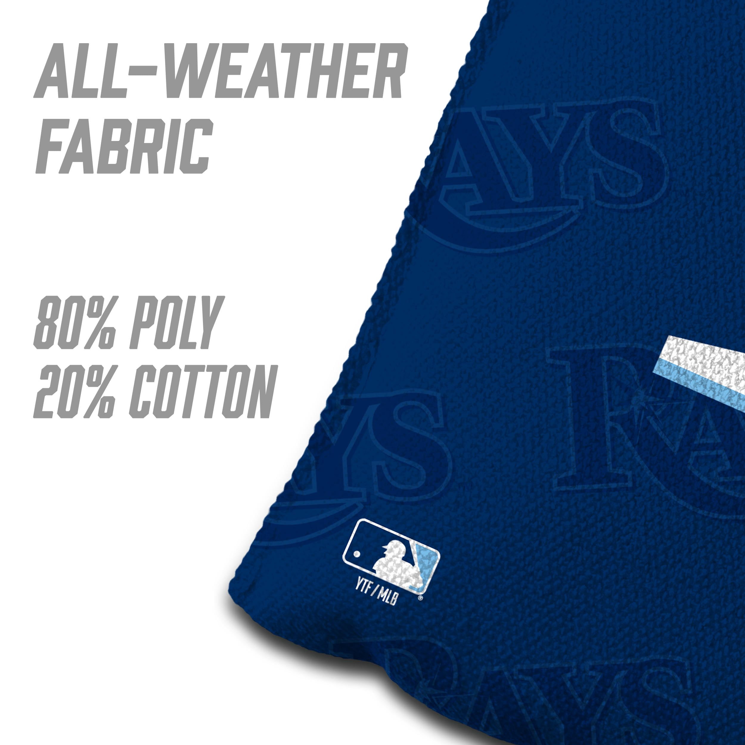 MLB Tampa Bay Rays Cornhole Bags - 4PK - Blue