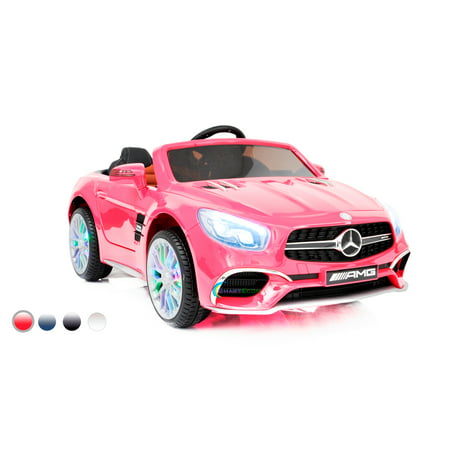New 12V Mercedes AMG SL65 Ride on power electric car ONE SEATER For ONE Kid For girl with MP4 Touch Screen Remote Control LED lights MP3 -
