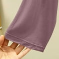 thumbnail image 5 of Naittoop Long Sleeve Nightgowns for Women Modal Solid Color Ruched Maxi Dress Buttery Soft Loungewear for Home Travel, 5 of 5