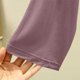 thumbnail image 5 of Camisón largo para mujer, color liso, cuello en V, manga larga, para el hogar, 5 of 5