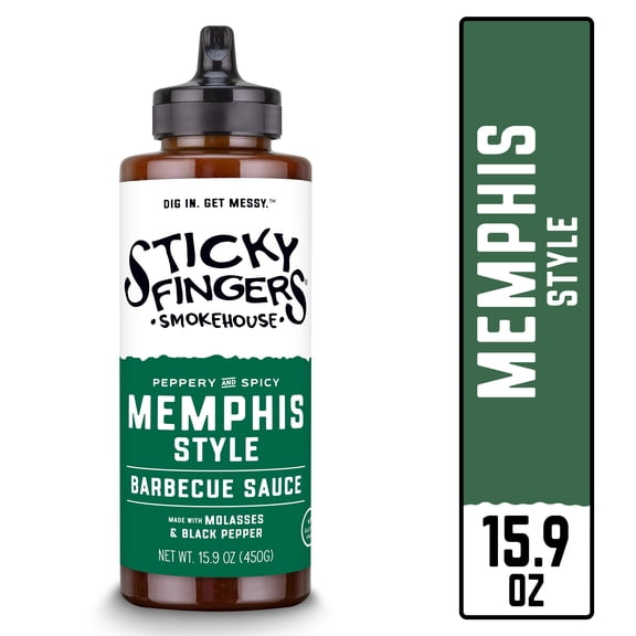 Sticky Fingers Smokehouse Memphis Style Barbecue Sauce 15.6 oz