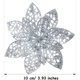 thumbnail image 2 of 24 piezas de adornos navideños con purpurina y flores de Pascua, 2 of 5