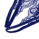 thumbnail image 5 of Bragas con espalda en T eróticas para mujer Azul, 5 of 9