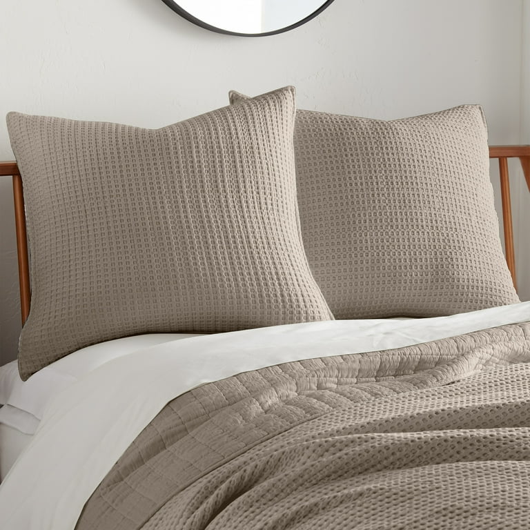Taupe euro sham sales