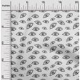 thumbnail image 2 of oneOone Cotton Cambric Off White Fabric Eye Print Sewing Craft Projects Fabric Prints By Yard 42 Inch Wide, 2 of 5