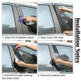 thumbnail image 4 of Three T Car Auto puerta lateral ventana pilar postes cubierta embellecedora para Chevrolet Malibu 2016 2017 2018 2019 2020 2021 2022 2023, 4 of 5