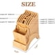 thumbnail image 3 of Portacuchillos de bambú TANGJMXG portacuchillos de cocina grande universal de madera, 3 of 5
