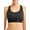 BLACK, variant on Strappy Sports Bra for Women, Medium Support , S-3XL, 2-Pack
