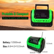 SUGARMOM Solar Generator Portable with Solar Panel Solar Power Generators Portable Power Station with Bulb Rechargeable Power Supply