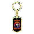 thumbnail image 4 of Best Truckin' Mom Ever Swivel Keychain Dog Tag Stainless Steel or 18k Gold, 4 of 10