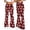 Style-4-Brown, variant on QATAINLAV Women's 70S Yoga Pants Hippie Clothes High Waisted Workout Flared Leggings Cute Graphic Print Athletic Bell Bottom Trousers Yellow XL