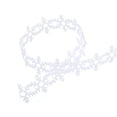 thumbnail image 3 of Unique Bargains 10 Yards White Snow Ribbon, Snow Trim Rope Artificial Snow String for Christmas, 3 of 5