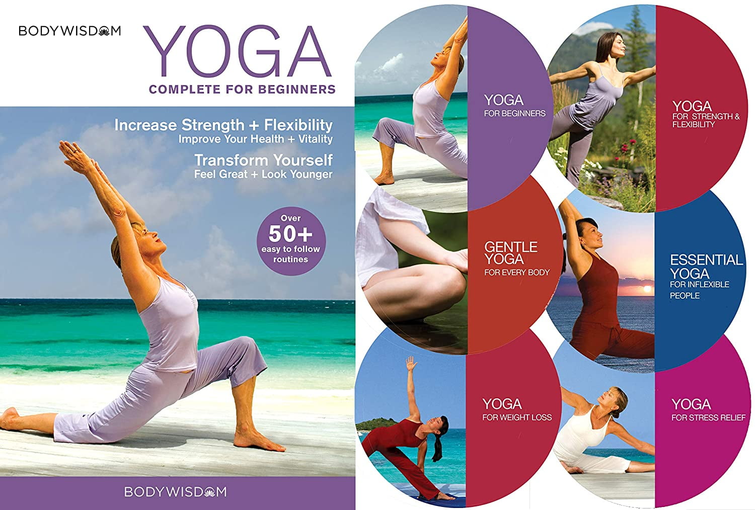Yoga for Beginners Deluxe 6 DVD Set: 8 Yoga Video Palestine
