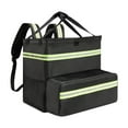 thumbnail image 4 of AMLESO Expandable Pizza Delivery Backpack Lightweight Portable Thermal Delivery Bag Expandable Green, 4 of 8