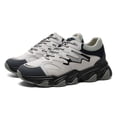 thumbnail image 5 of CMR CHAMARIPA Men's Hidden Heel Shoes | Grey Casual Elevator Sneakers 7CM / 2.76 Inches, 5 of 11