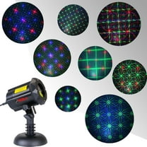 motion 8 patterns in 1 ledmall rgb outdoor garden laser christmas lights with rf remote control and security lock