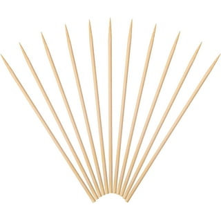  DecorRack 400 Natural Bamboo Skewer Sticks, Natural Wood  Barbecue Skewers for Grilling, Kabob, Fruit, Appetizers, Cocktail, Brunch,  Chocolate Fountain, BBQ Skewers, 12 inch (Pack of 400) : Patio, Lawn &  Garden