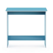 Furinno Simplistic Parsons Study Table, Light Blue/White