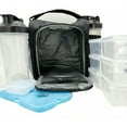 thumbnail image 3 of NUTRIFIT Meal Prep Bag for the Active Live Style with Six food Containers-Shakers and Vitamin Carrier, 3 of 13