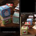 thumbnail image 7 of 5 Packs Christmas Gift Box Candy Tin Box Xmas Card Tin Box Metal Cookie Tin Box with Lid Assorted Card Holder Containers for Xmas Party Decor, 7 of 7