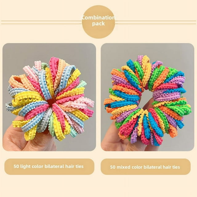 Banda de goma para niños, banda para el cabello para bebés, banda para el cabello, accesorios para el cabello, cuerda para el cabello para niñas, banda para el cabello de alta elasticidad que no daña