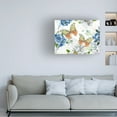 thumbnail image 4 of Canvas Wall Art - Jean Plout 'Floral Butterfly Garden C' Wall Art for Living Room, Bedroom, or Office Décor by Trademark Fine Art - 32 x 24 Inches, 4 of 4