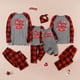 thumbnail image 4 of Pijamas Navideños Para La Familia Trajes A Juego Conjunto Cálido Impreso Ropa Para El Hogar Conjunto de Mamá de Dos Piezas Odeerbi ODB189352, 4 of 6