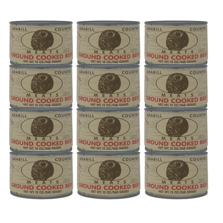 1 Lb Ground Beef Recipes - Grabill Country Meats -- Cooked Ground Beef 13 oz. - 12 Pack Case