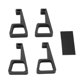 thumbnail image 4 of Game Console Holder Set of 4 Prevent Slip Cooling Feet Heightening Bracket for PS4 Pro Black, 4 of 5