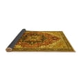 thumbnail image 2 of Ahgly Company Indoor Square Oriental Yellow Industrial Area Rugs, 6' Square, 2 of 4