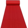thumbnail image 1 of Aisle Runners Wedding Accessories 2mm Red Aisle Runner Carpet Rugs for Step and Repeat Display, Ceremony Parties and Events Indoor or Outdoor Decoration 24 Inch Wide x 15 feet Long, 1 of 5