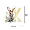 thumbnail image 3 of Fiudx Colgante de Letra Acrílica de Pascua, Corona Decorativa para El Hogar, Diseño de Adorno Colgante, Perfecto para Árbol de Navidad, Chimenea y Recién Nacidos, Regalo Ideal para Familiares y Amigo, 3 of 5