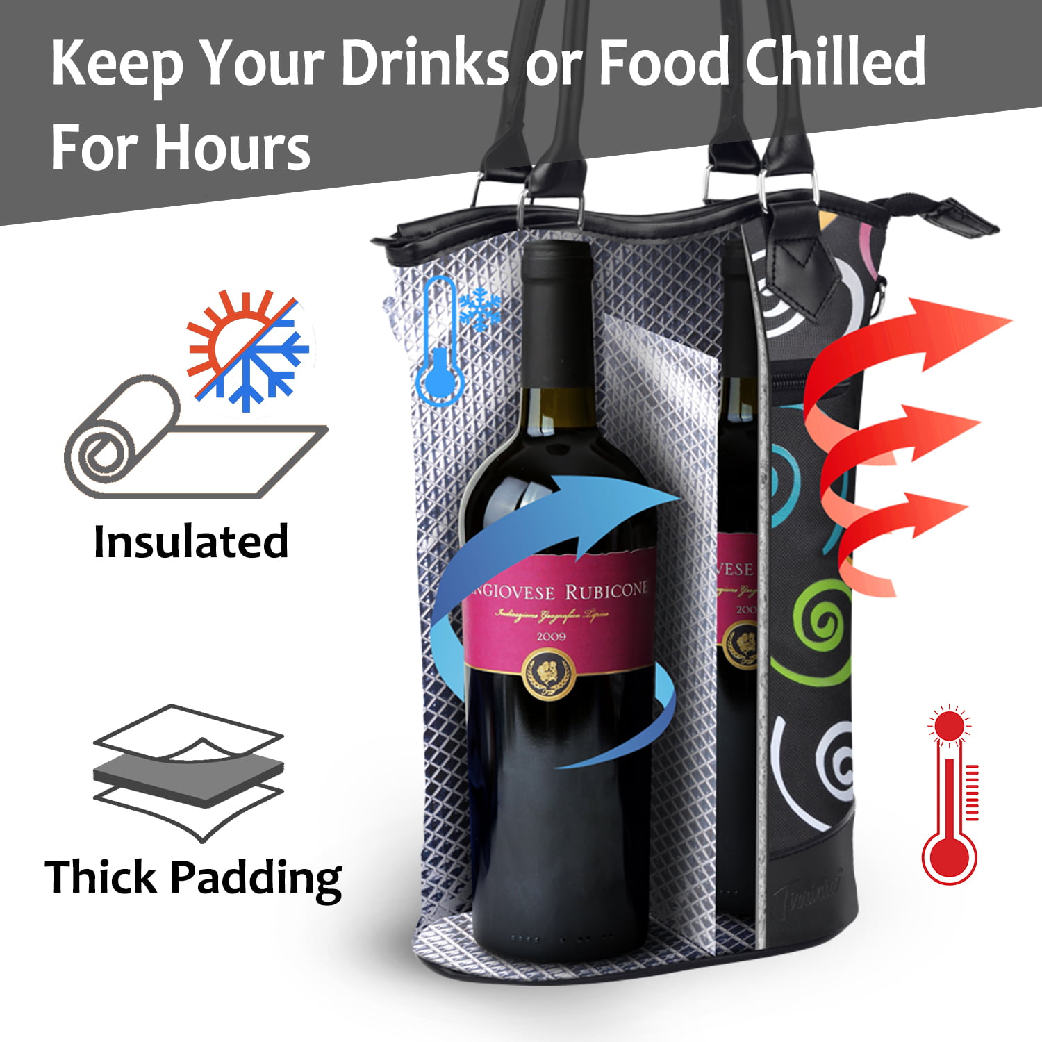 Wine Bottle Cooler from a Beverage Cooler for Happy Hour