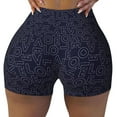 thumbnail image 2 of Honeii LOVE Print Women's Workout Shorts, Gym Shorts for Active Wear, Sports Shorts,Women's Running Shorts,Quick Dry Athletic Shorts-Small, 2 of 8