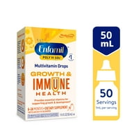 Enfamil Poly-Vi-Sol Liquid Multivitamin Drops, Supports Growth & Immune Health, 50mL Bottle