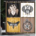thumbnail image 4 of Ambesonne Bohemian Shower Curtain, Occult Art, 69"Wx84"L, Multicolor, 4 of 5