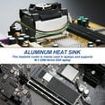 thumbnail image 7 of Uxcell M.2 2280 Nvme SSD Heatsink, Radiator Cooler Aluminum Heat Sink Cooling Fin with Thermal Pad/Tape/Rubber Ring Gold 70x22x3mm 2, 7 of 7
