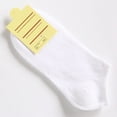 thumbnail image 4 of NUZYZ Casual Women Solid Color Elastic Cotton Breathable Low Cut Ankle Boat Socks, 4 of 7