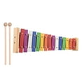 thumbnail image 2 of Glockenspiel,Bars With 2 15 Note Musical Percussion Note Wooden Bars Huiop Wooden Bars With 2 Educational Musical Buzhi Papapi, 2 of 6
