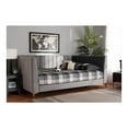 thumbnail image 2 of Baxton Studio Gold Finished Queen Size Daybed, 2 of 17