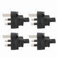thumbnail image 1 of Enchufe BRITÁNICO Al Adaptador De Corriente C7, PVC De Cobre BS Al Adaptador IEC320 C7 4 Piezas Para El Ordenador Portátil, 1 of 7